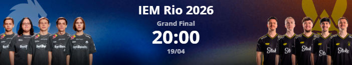     В гранд-финале IEM Rio 2026 встречались команды Team Spirit и Vitality