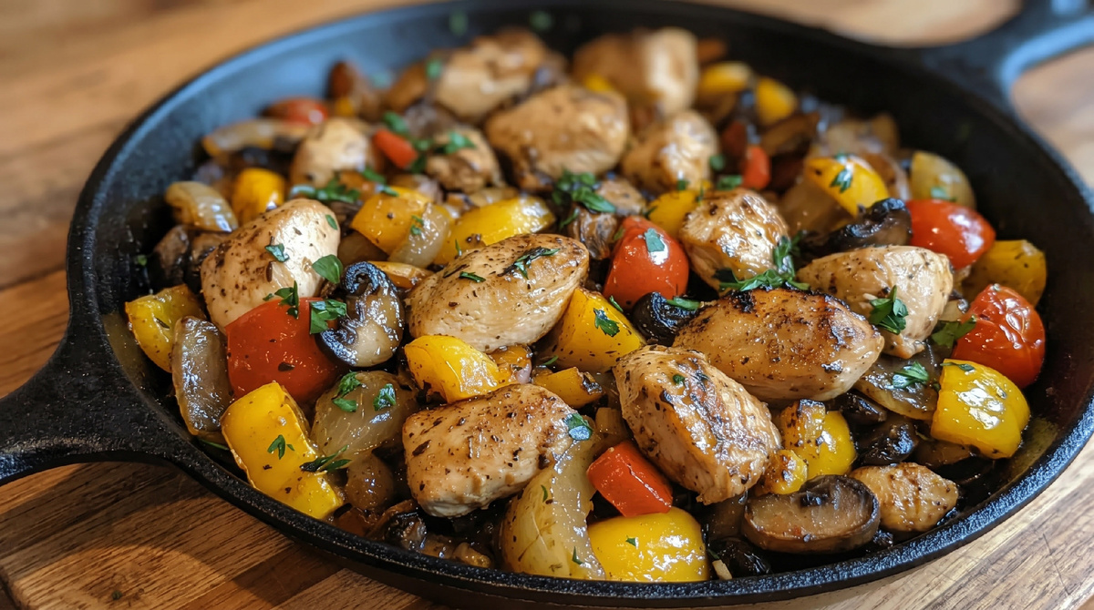 Курица, овощи, паприка: идеальный треугольник быстрого ужина