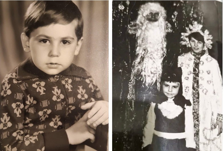 Евгений Сугробов в детстве