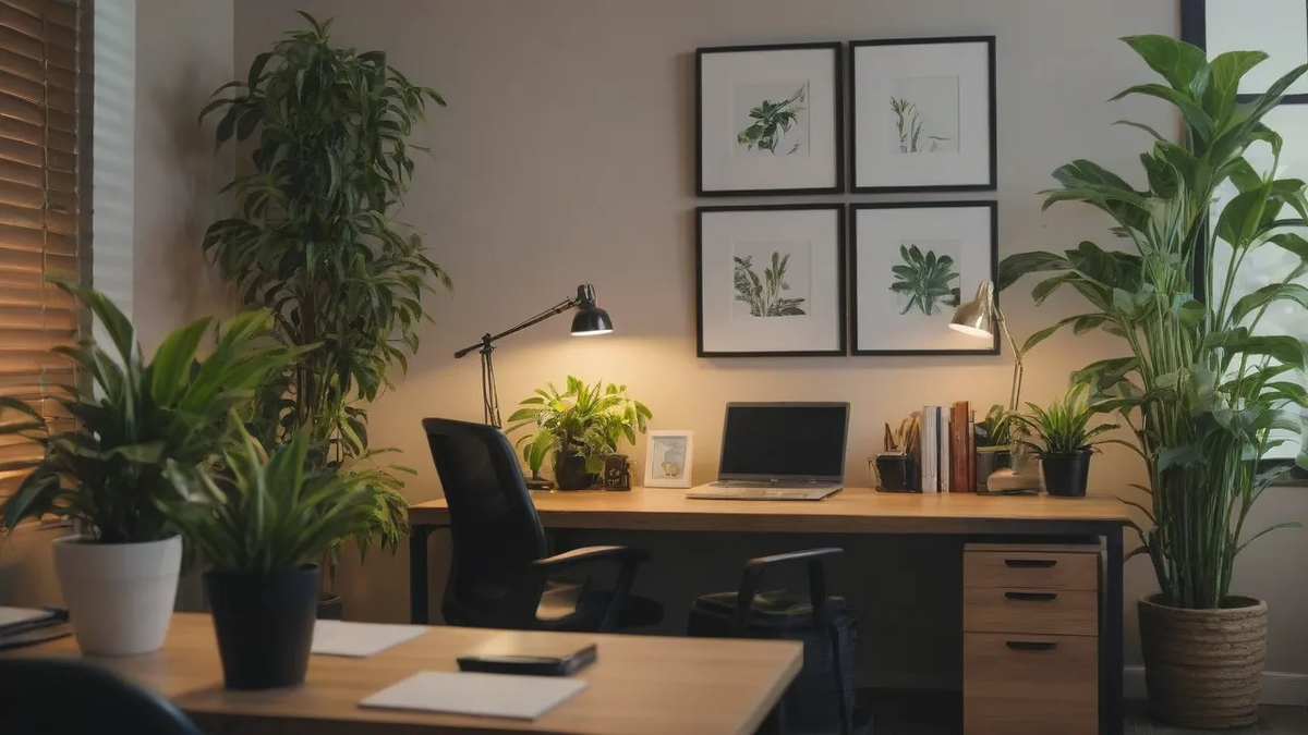 пример уютного кабинета