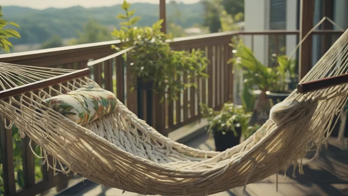 гамак для отдыха на свежем воздухе