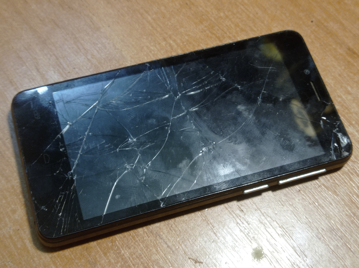 Уставший экран.