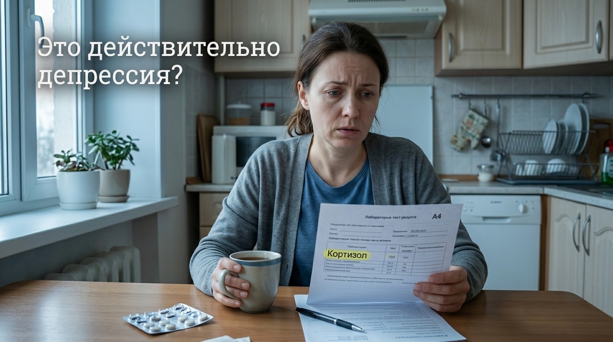 Может ли хронический стресс так раскачать систему кортизола, что человек начнёт чувствовать себя как при депрессии? Да, такая связь есть.