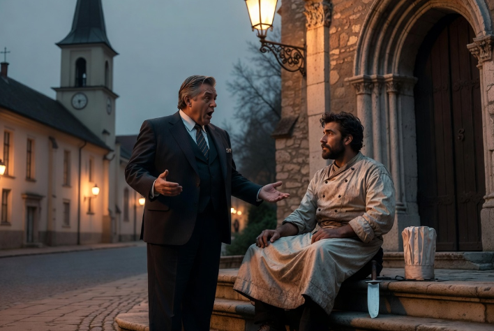 Хозяин ресторана уволил повара-алкоголика, а нашёл шеф-повара среди бездомных у церкви