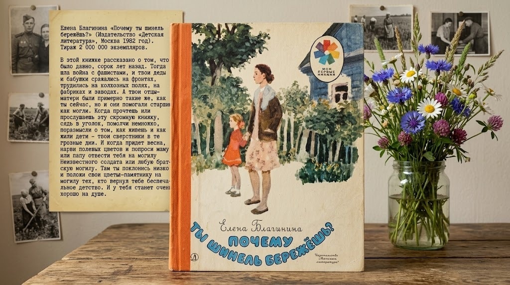 Елена Благинина «Почему ты шинель бережёшь?» Москва 1982 год.
