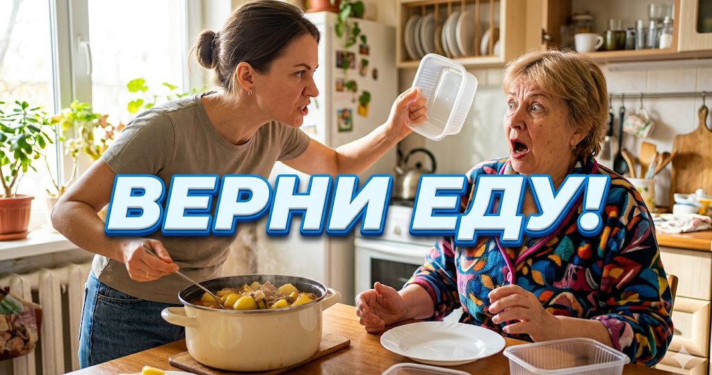 Свекровь каждый день приходила с пустыми контейнерами и выносила наш ужин. Мой ответный визит ее шокировал