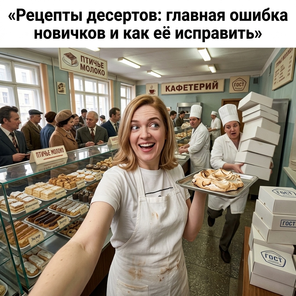    Как избежать главной ошибки при приготовлении десертов admin