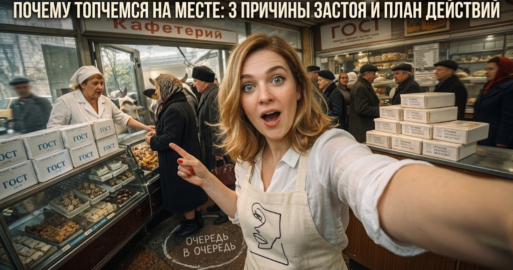 Почему топчемся на месте: 3 причины застоя и план действий