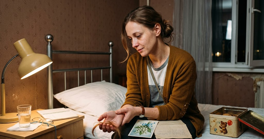 Мачеха подарила падчерице открытку в её 5 лет. Через 25 лет падчерица раскрыла её - внутри лежал локон матери, которую та не помнила.