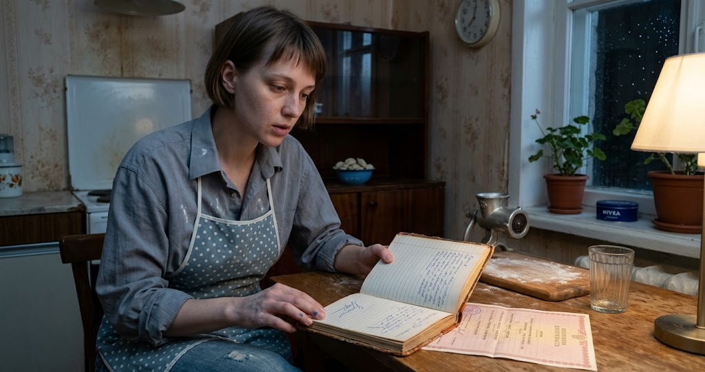 Мама 26 лет лепила одни и те же пельмени на мой день рождения. В её тетради я вырвала страницу - подпись принадлежала женщине, родившей меня