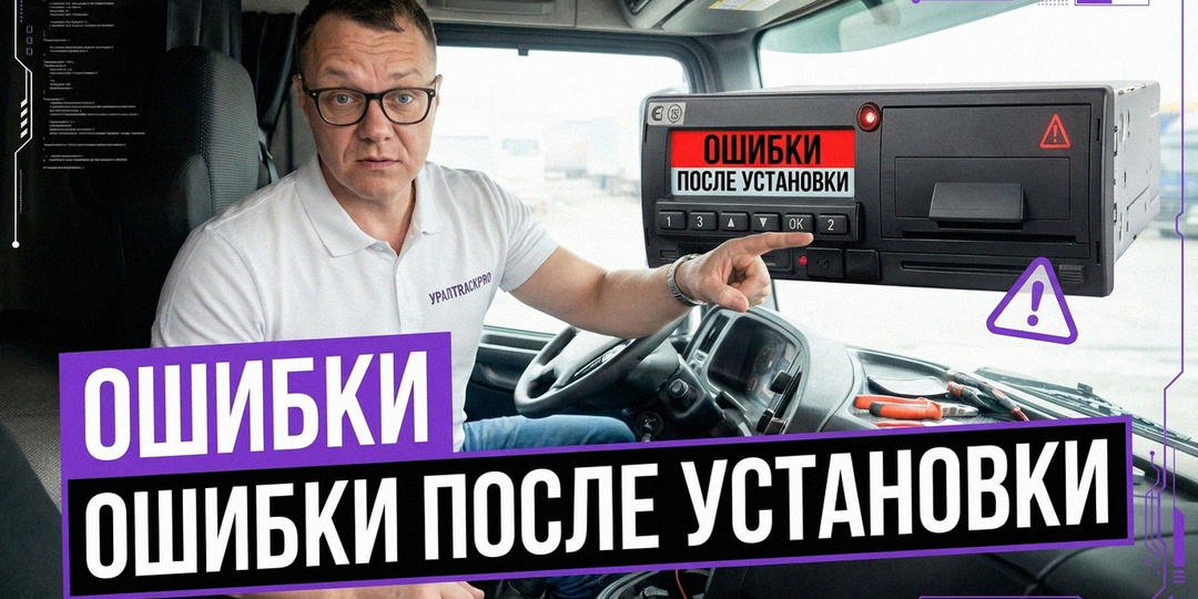 Ошибки тахографа после установки: кто виноват и что делать