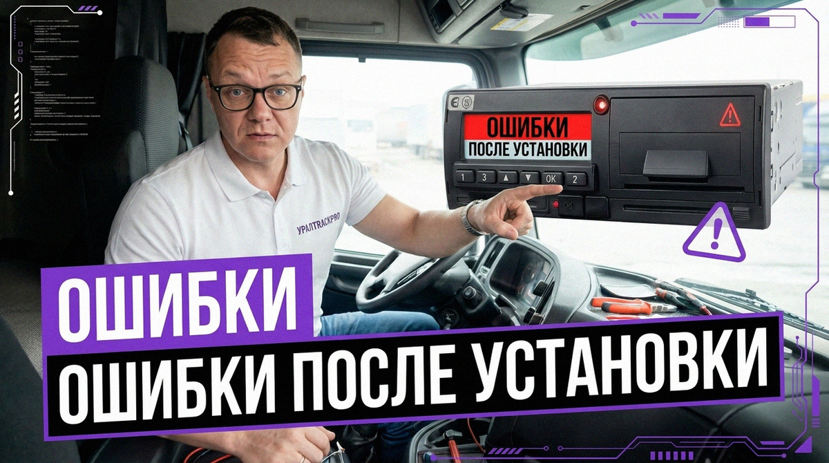   Как исправить ошибки тахографа после его монтажа