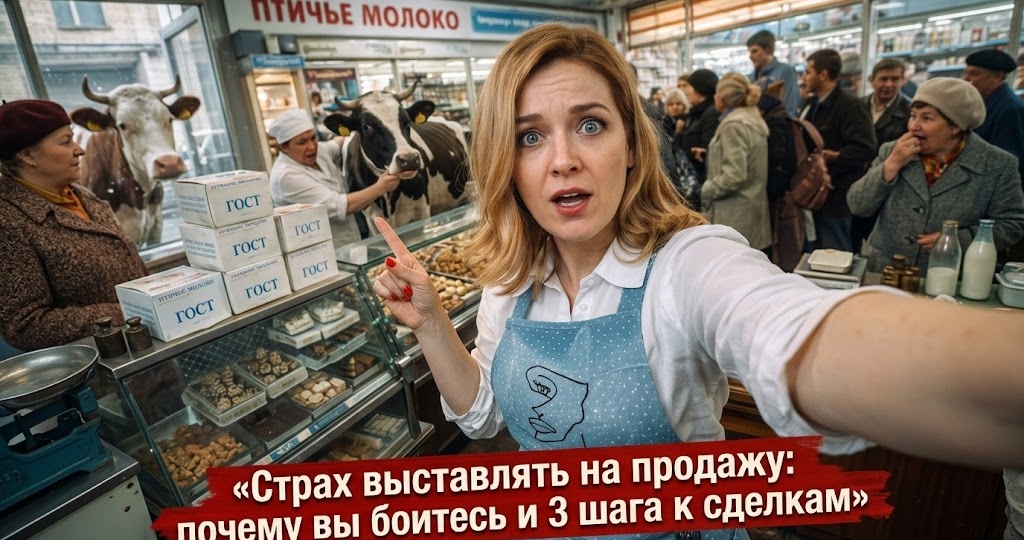 Страх выставлять на продажу: почему вы боитесь и 3 шага к сделкам