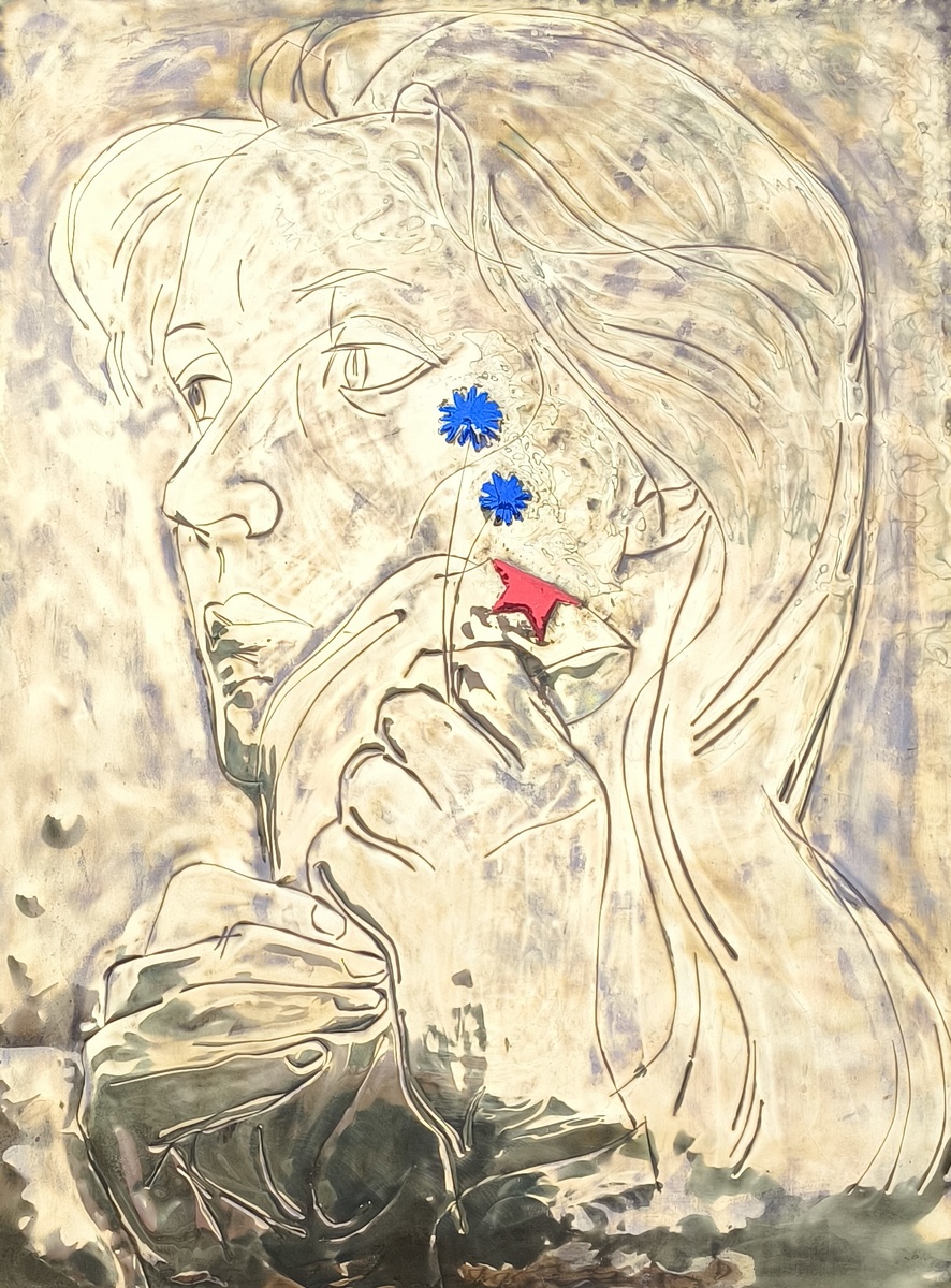 Чеканка . Панно . "Никто не забыт , и ни что не забыто..". Латунь. 77 х 58 Иркутск 2026 г