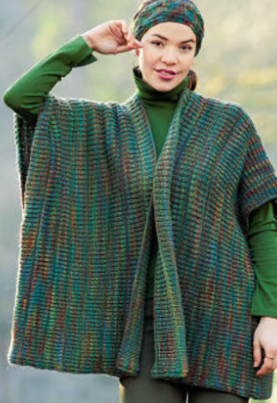 💜💚Пончо! Описание, выкройка.💛💙