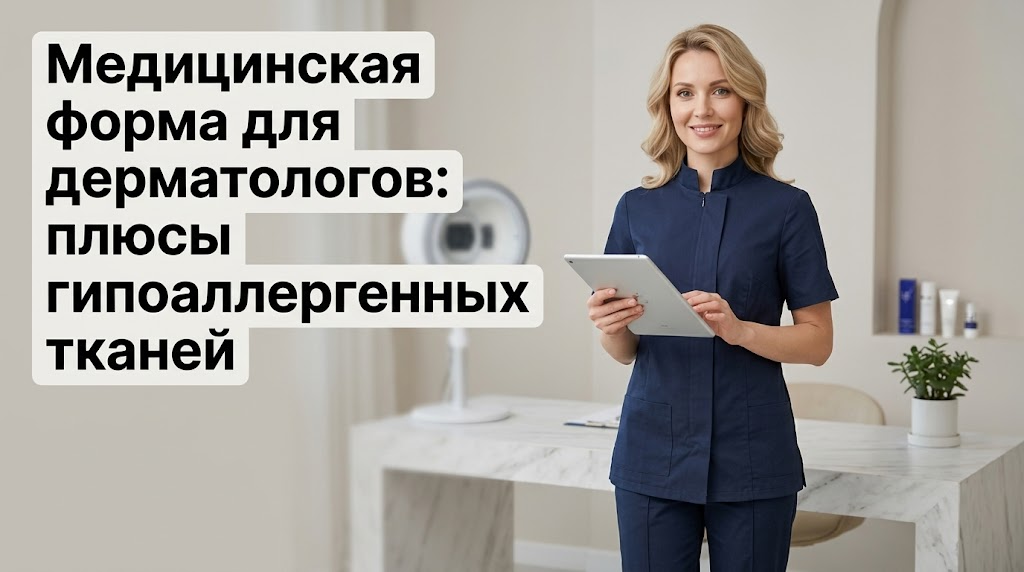    Преимущества гипоаллергенной медицинской формы для дерматологов Medavibe