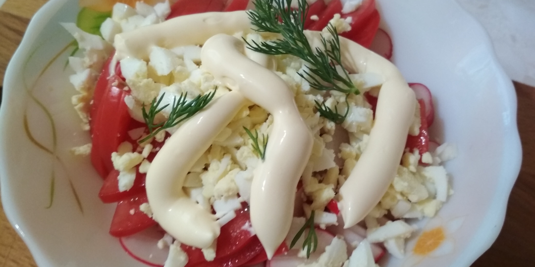 Салат весенний.