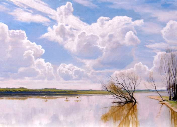  «Весна идёт». Автор — художник Виктория Бондаренко. .Источник изображения: id11289241

