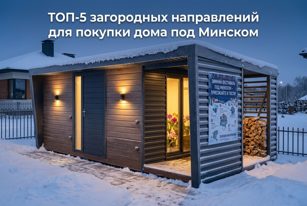   Лучшие загородные направления и участки для покупки дома в Минском районе. hozblock
