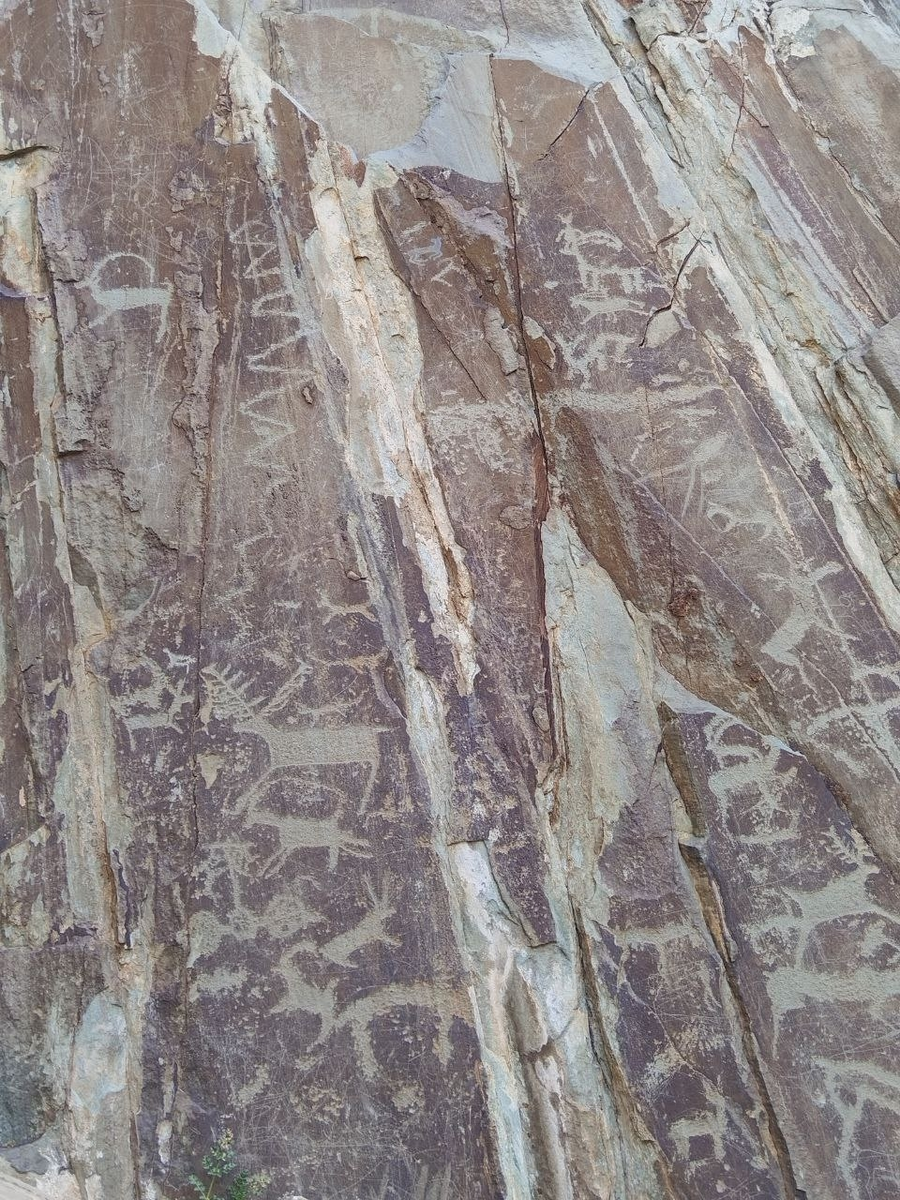 Петроглифы Калбак-Таш. Фото автора