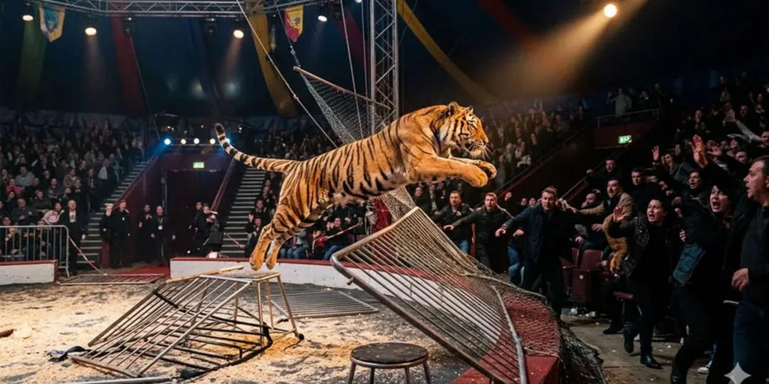 Ап! И тигры у ног моих сели....