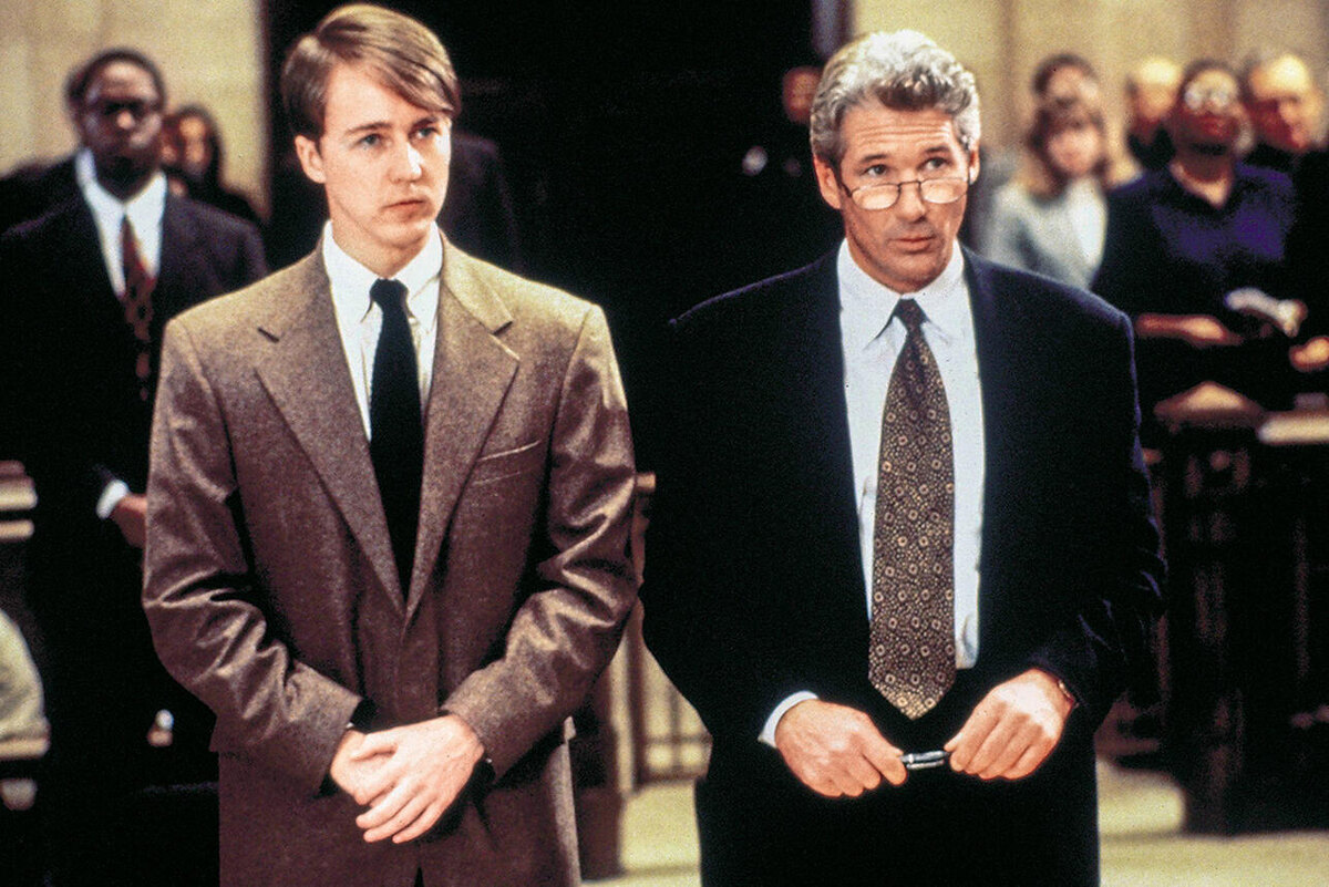    С Ричардом Гиром в фильме «Первобытный страх». 1996 г. LEGION-MEDIA