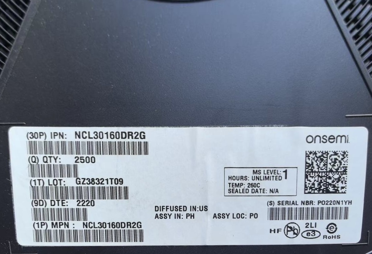 ONSEMI Series NCL30160DR2G.