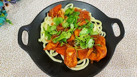 Лагман с курицей