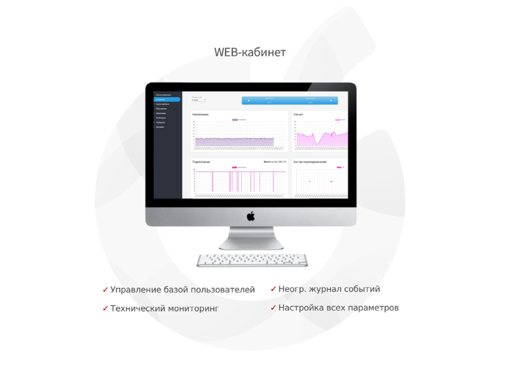 WEB-кабинет: управление, мониторинг и настройки