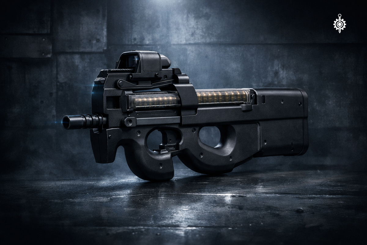 Как Бельгия в конце 1980-х ответила НАТО компактным буллпапом, прозрачным магазином на 50 патронов и патроном 5,7×28 мм