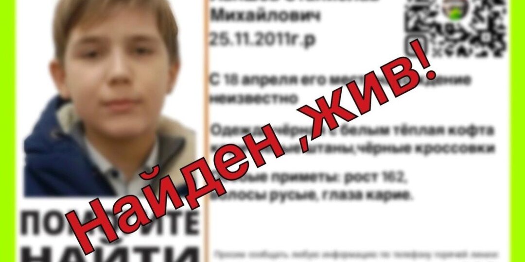 Пропавшего подростка из Лужского района нашли живым