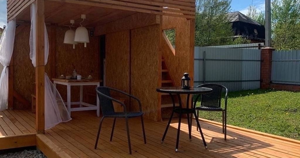 Двухэтажная летняя кухня своими руками