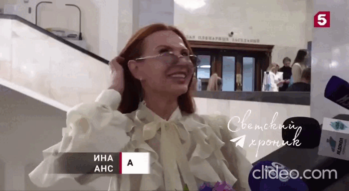    Труженица Эвелина Блёданс учит, как надо работать. ТГ-канал MedvedevVesti