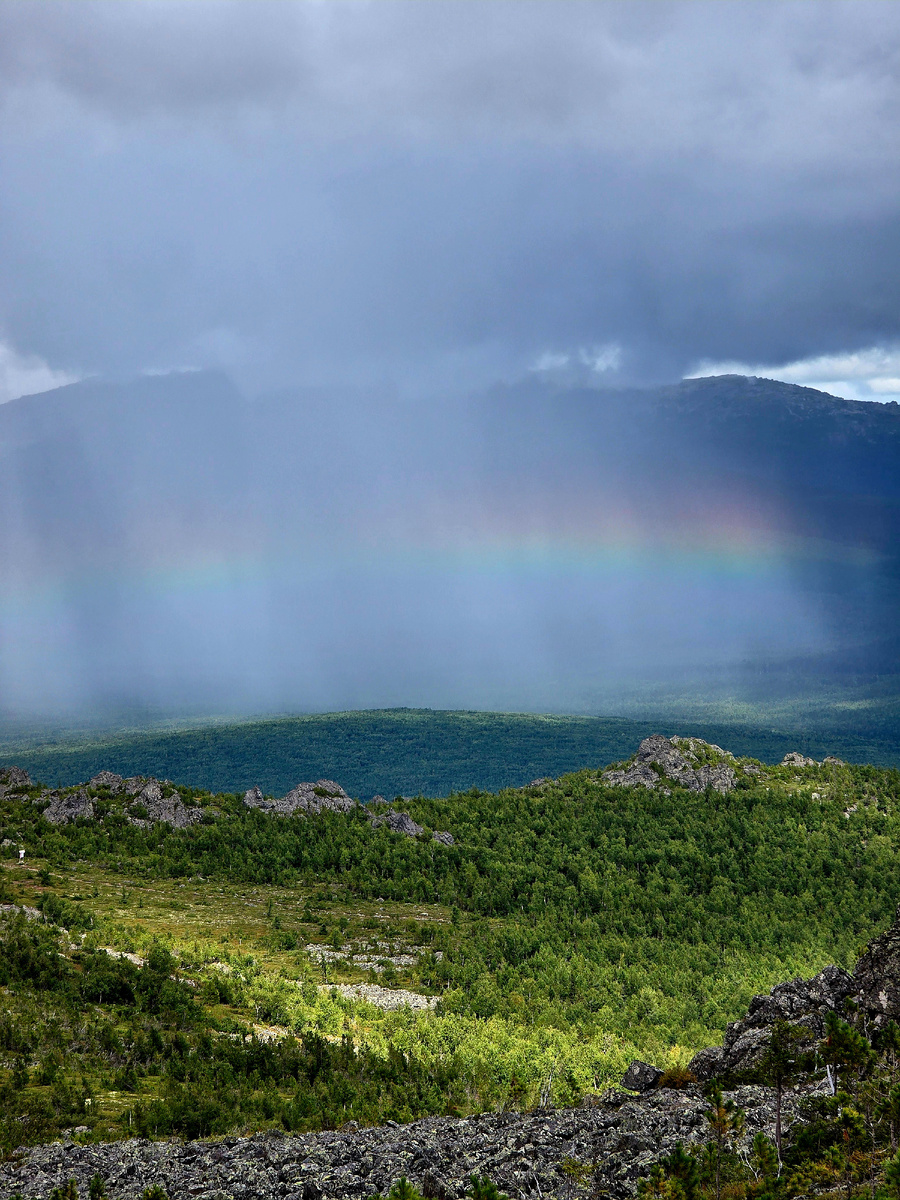 Радуга на Сухогорском Камне