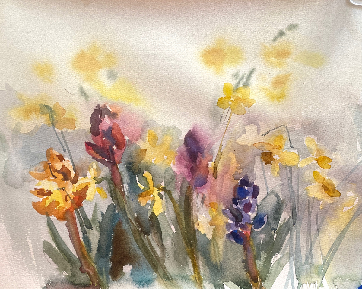 Недорогая целлюлозная бумага добавляет свободы не переживать за результат, наслаждаюсь процессом