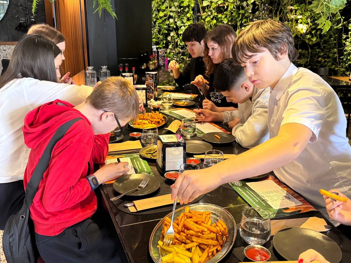 Burger Bar Krasnodar, дегустация картофеля