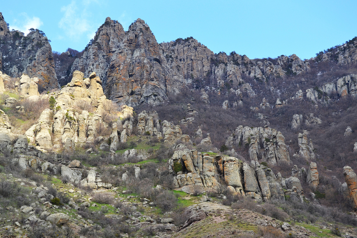 Долина приведений Димерджи Крым