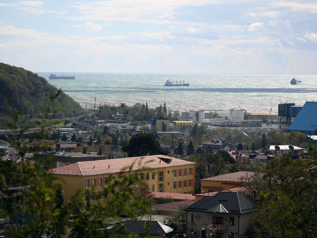    Баржи в Черном море | © РИА Новости / Виталий Тимкив
