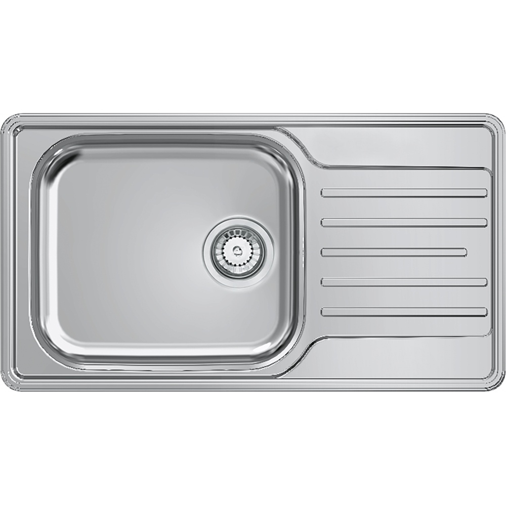 Кухонная мойка из нержавеющей стали AISI 304 с крылом LNX 611-82 от Franke.