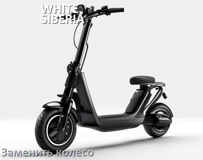 
Как на электросамокате WHITE SIBERIA поменять колесо переднее и заднее