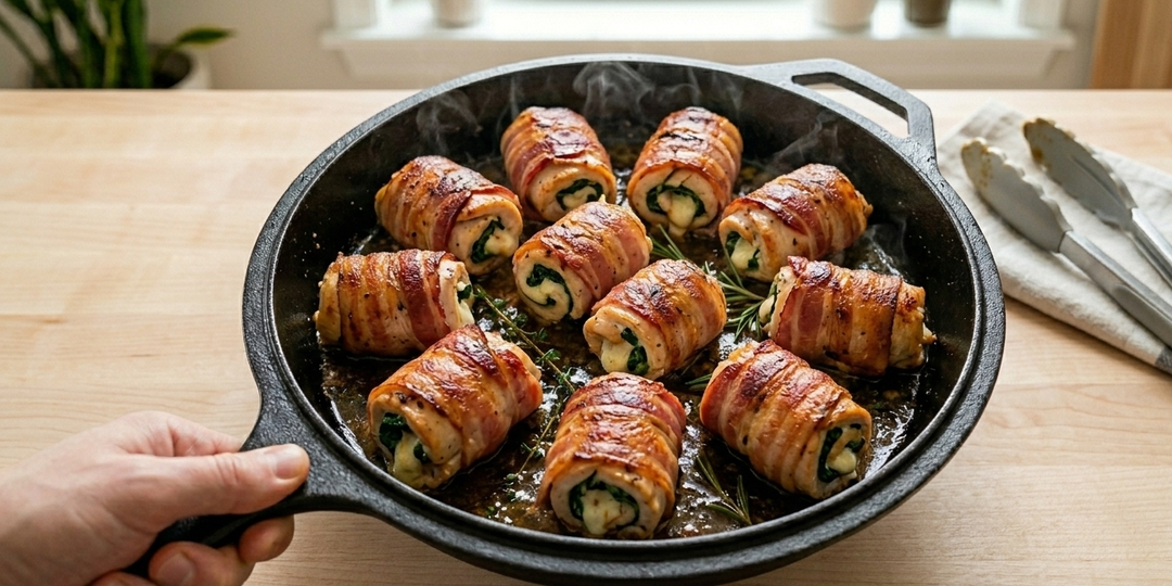 Куриные рулетики с начинкой: эффектное блюдо для семейного ужина