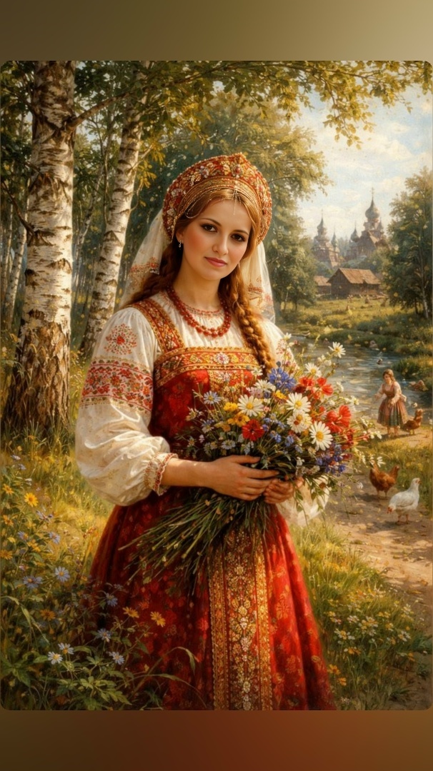 Анна поехала в деревню к родителям, на выходные и попала на праздник Древней Руси.