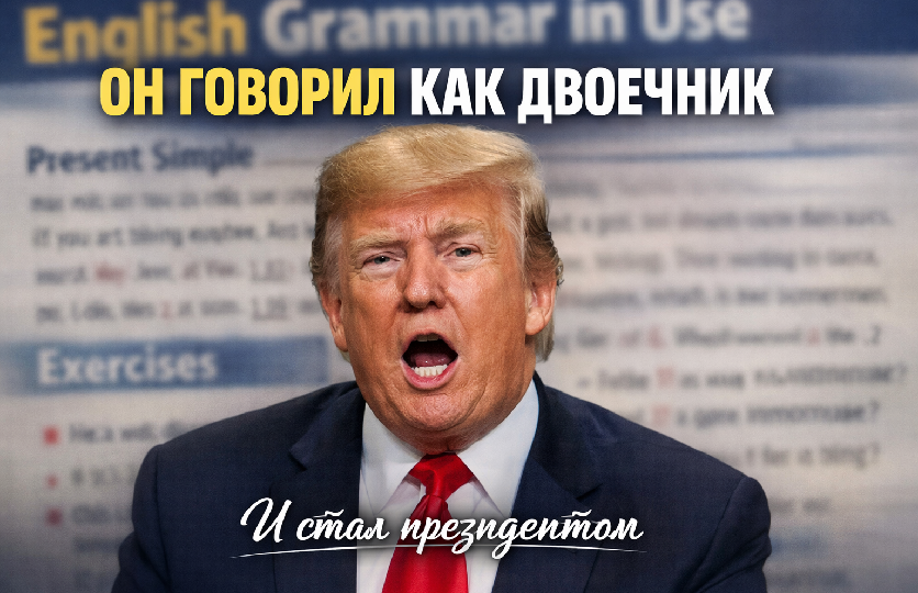 Президент без грамматики: как простой английский стал оружием власти