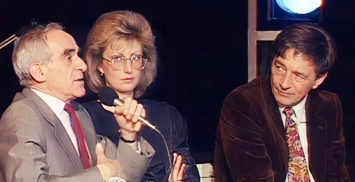 Зиновий Гердт на концерте программы в Театре Эстрады (1993)