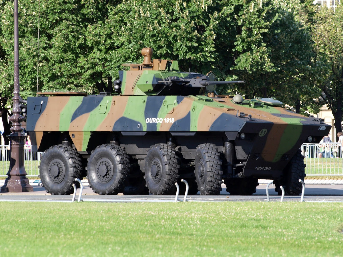 Французская БМП VBCI, которая послужила базой для разработки «Атома». Фотография в свободном доступе.