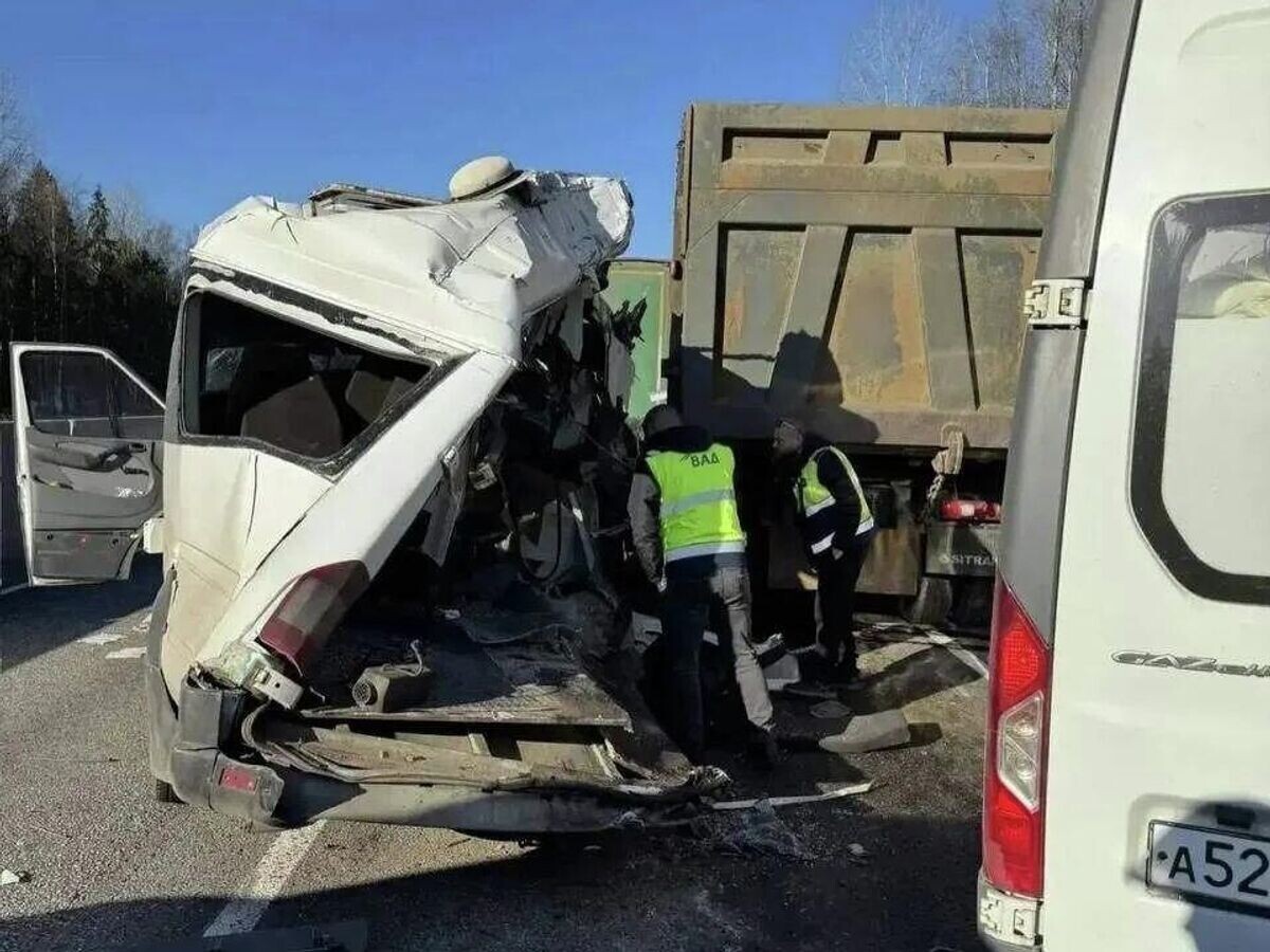    ДТП в Тосненском районе Ленинградской области | © Фото : Петербургская полиция/Telegram