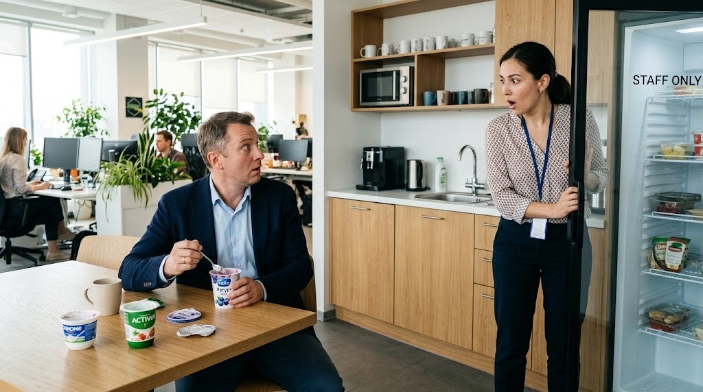 В офисе завёлся вор йогуртов