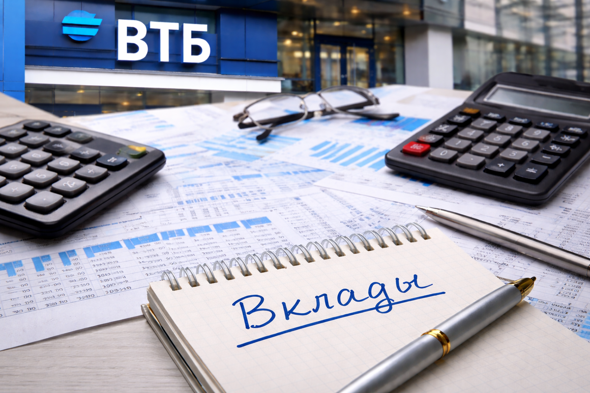    ВТБ с 20 апреля меняет ставки по вкладам и накопительным счетам. Фото: нейросеть