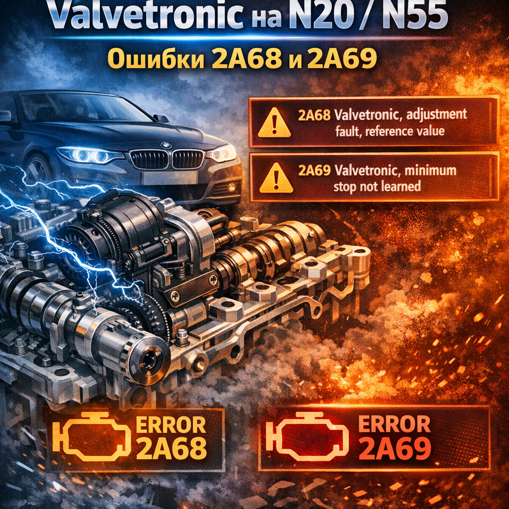 Ошибка BMW 2A68, 2A69