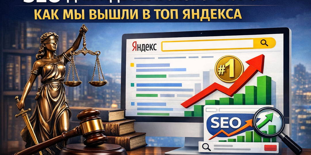 SEO для адвокатского бюро: как мы вышли в топ Яндекса по запросам, где крутятся миллионные бюджеты